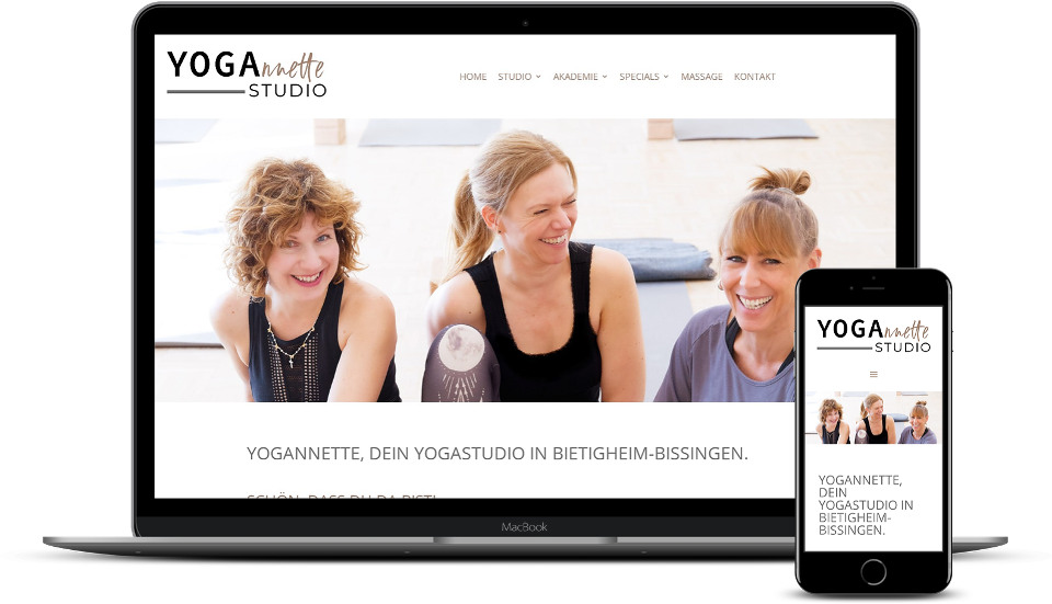 kreative website erstellung referenz yogastudio webdesign