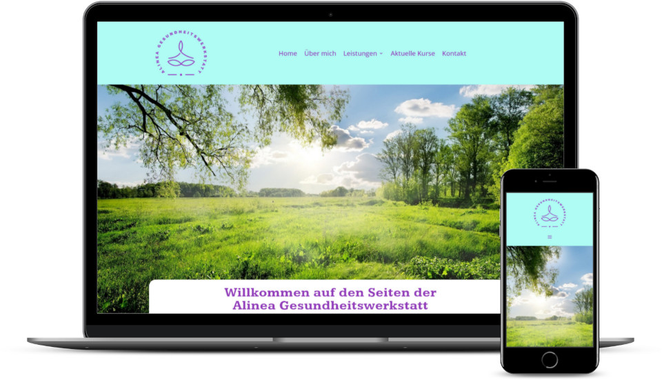 Kreative Website Erstellung Yoga Korschenbroich Webdesign