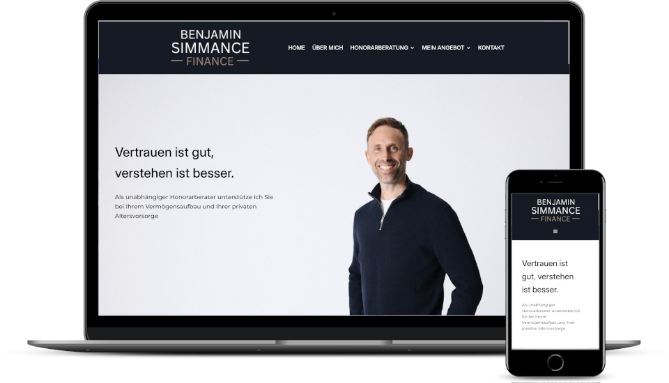 Webdesign Website Finanzberatung